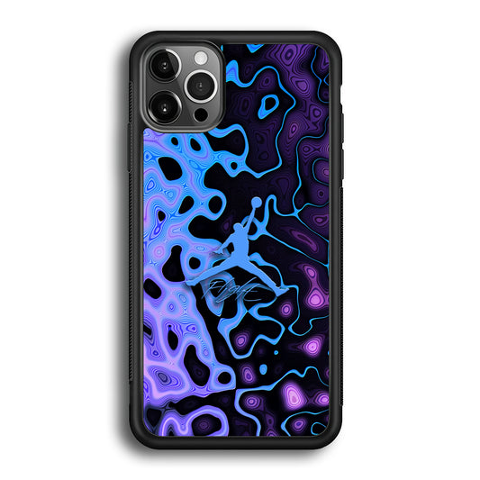 Air Jordan Purple Liquid iPhone 12 Pro Max Case
