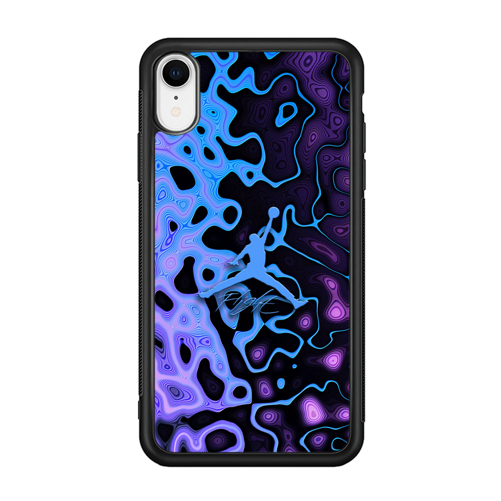 Air Jordan Purple Liquid iPhone XR Case