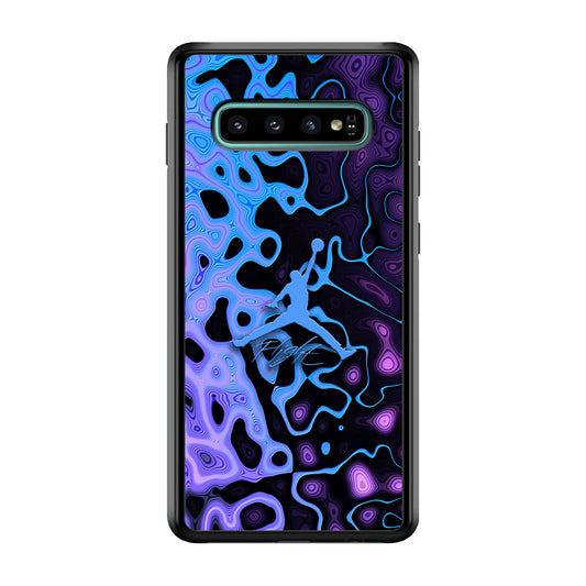 Air Jordan Purple Liquid Samsung Galaxy S10 Case