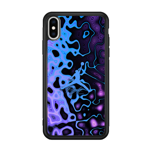 Air Jordan Purple Liquid iPhone XS Case