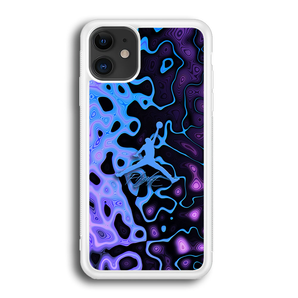 Air Jordan Purple Liquid iPhone 12 Case