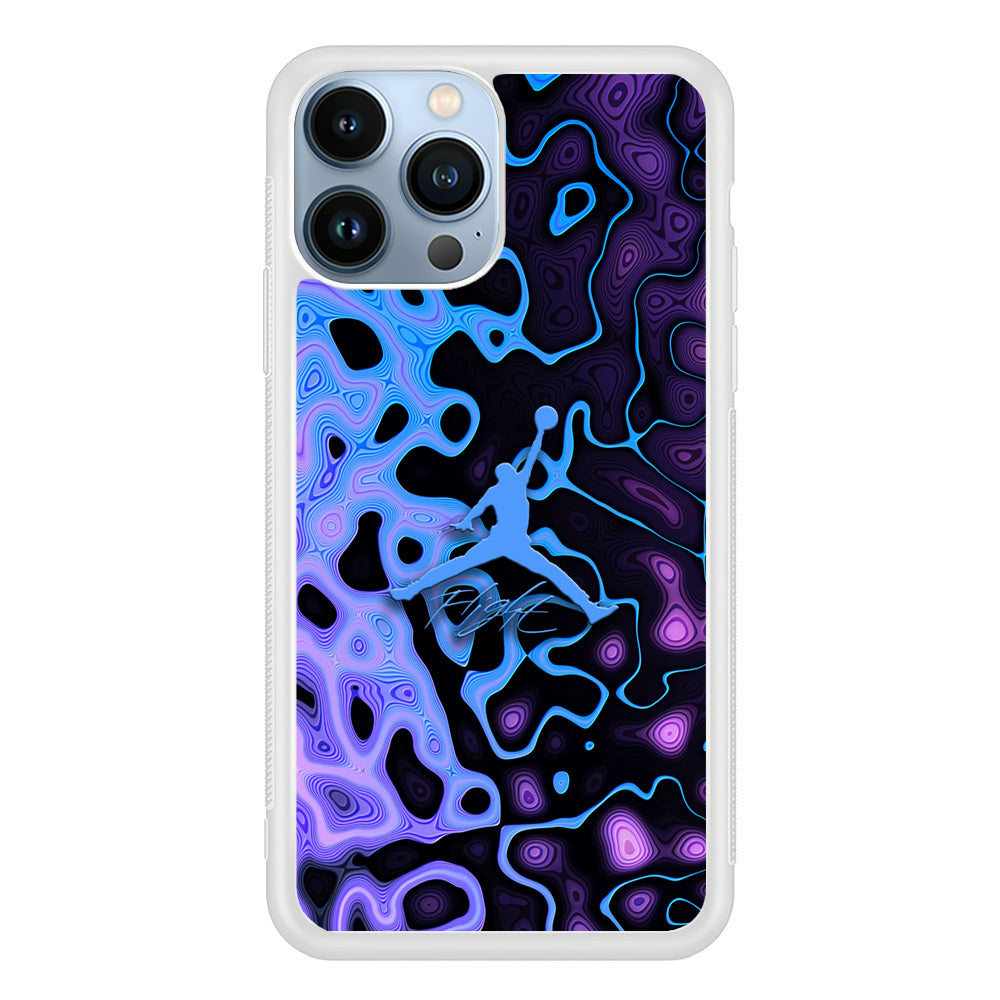 Air Jordan Purple Liquid iPhone 13 Pro Case