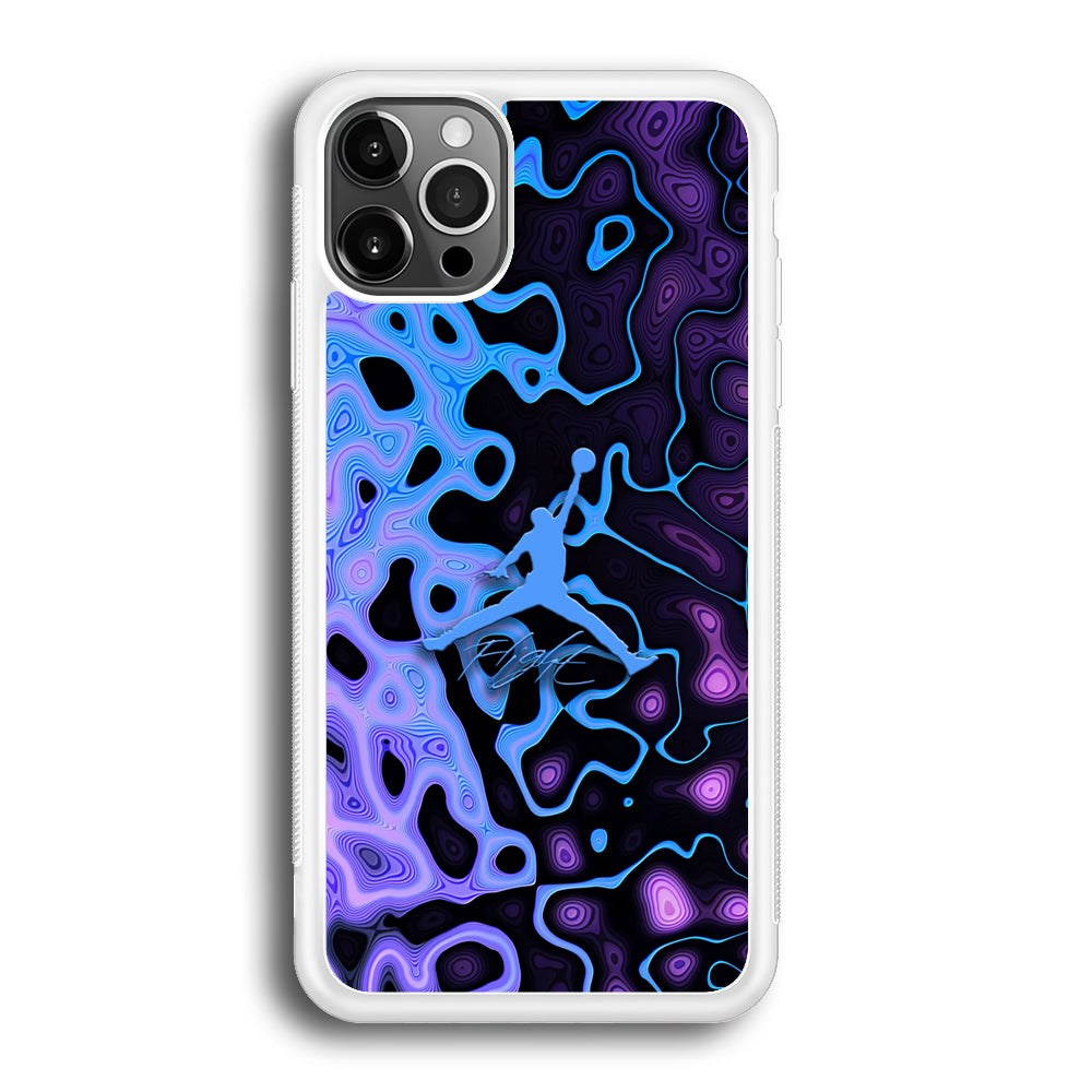 Air Jordan Purple Liquid iPhone 12 Pro Case