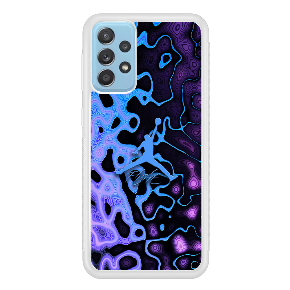 Air Jordan Purple Liquid Samsung Galaxy A52 Case