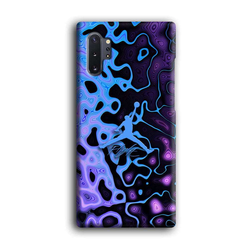 Air Jordan Purple Liquid Samsung Galaxy Note 10 Plus Case