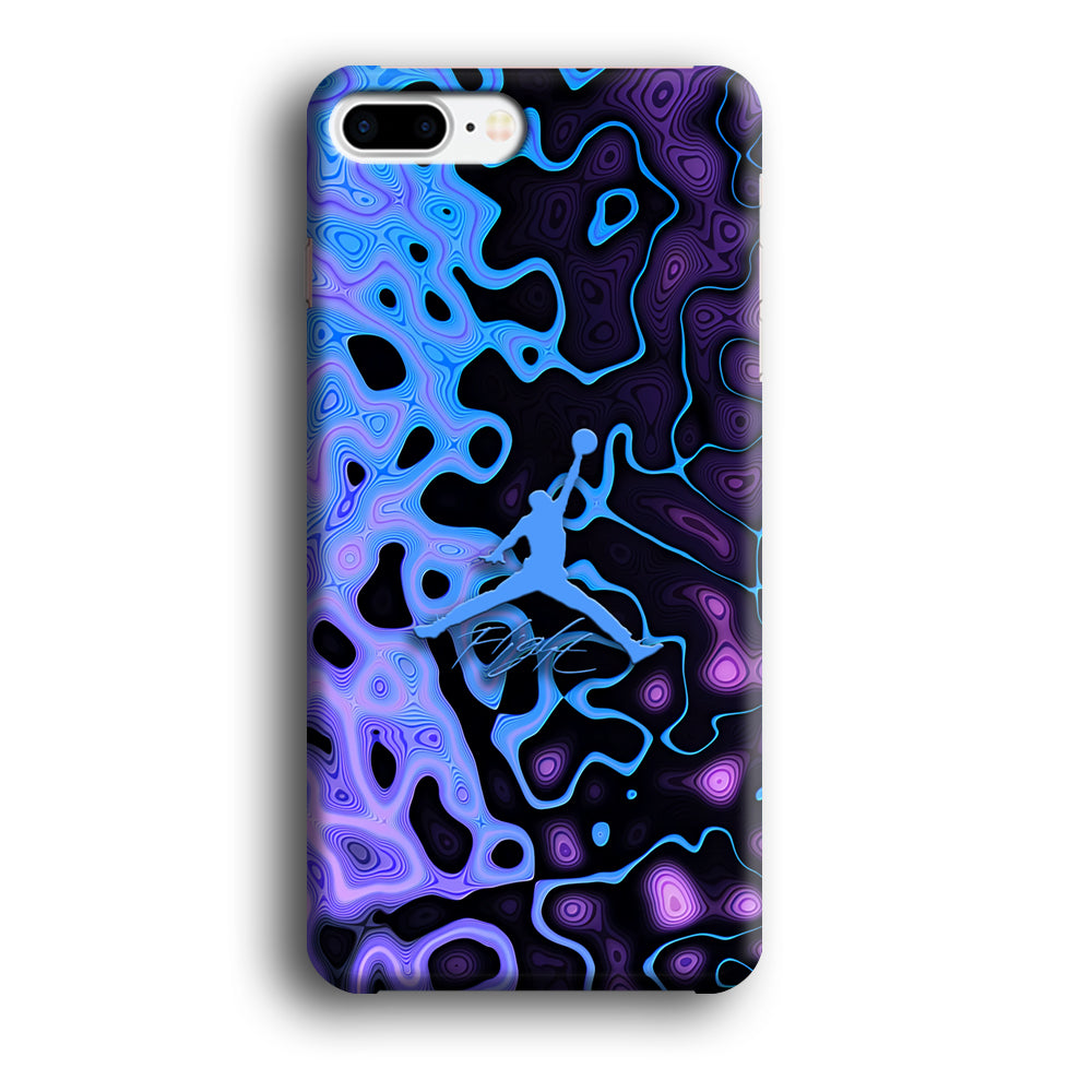 Air Jordan Purple Liquid iPhone 8 Plus Case