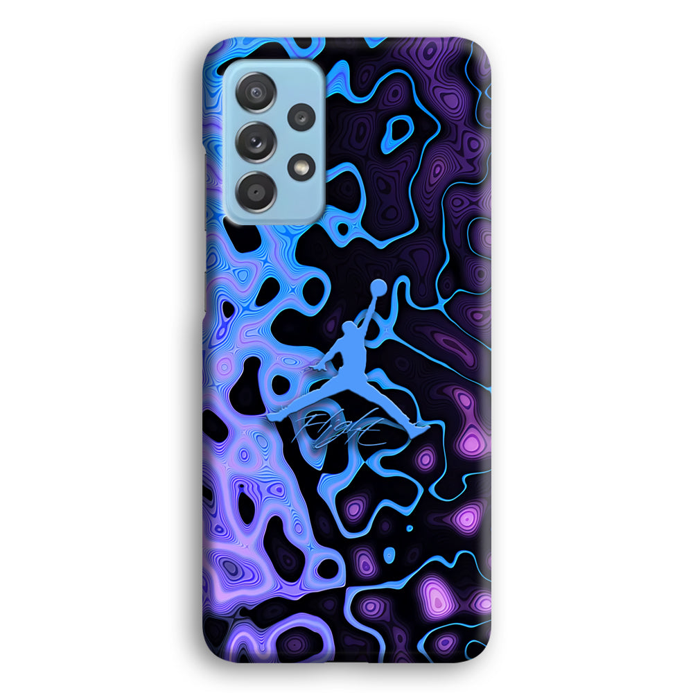 Air Jordan Purple Liquid Samsung Galaxy A52 Case