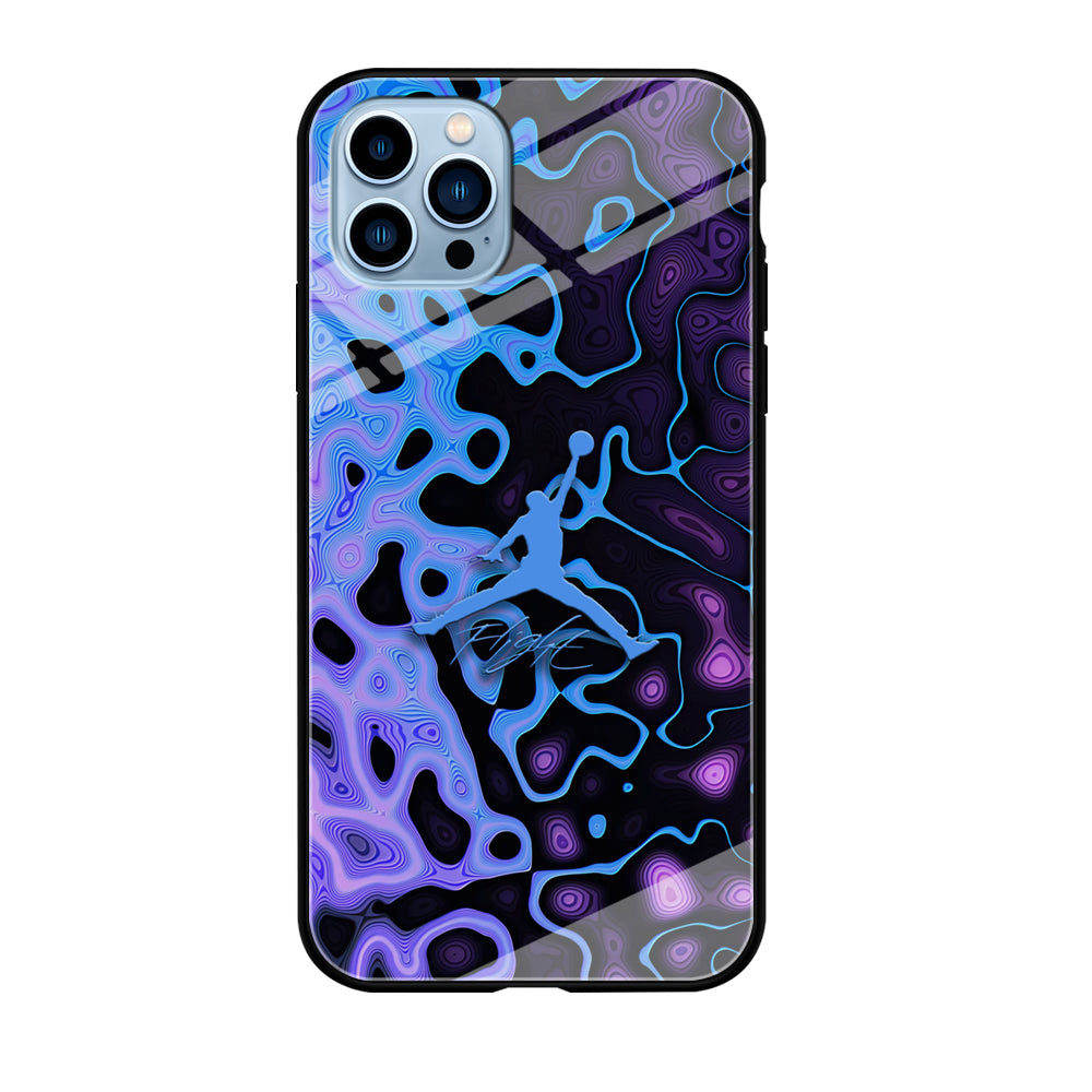 Air Jordan Purple Liquid iPhone 12 Pro Case