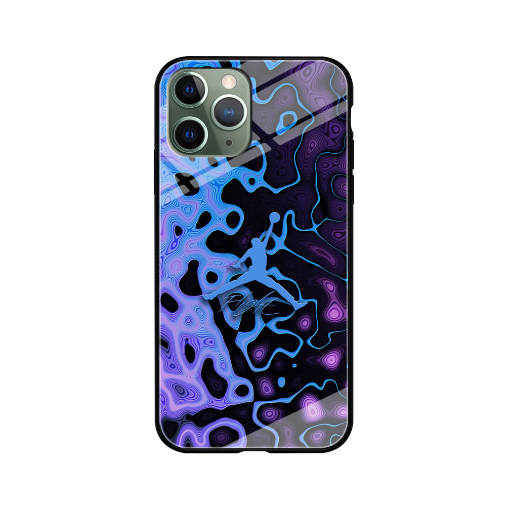 Air Jordan Purple Liquid iPhone 11 Pro Max Case