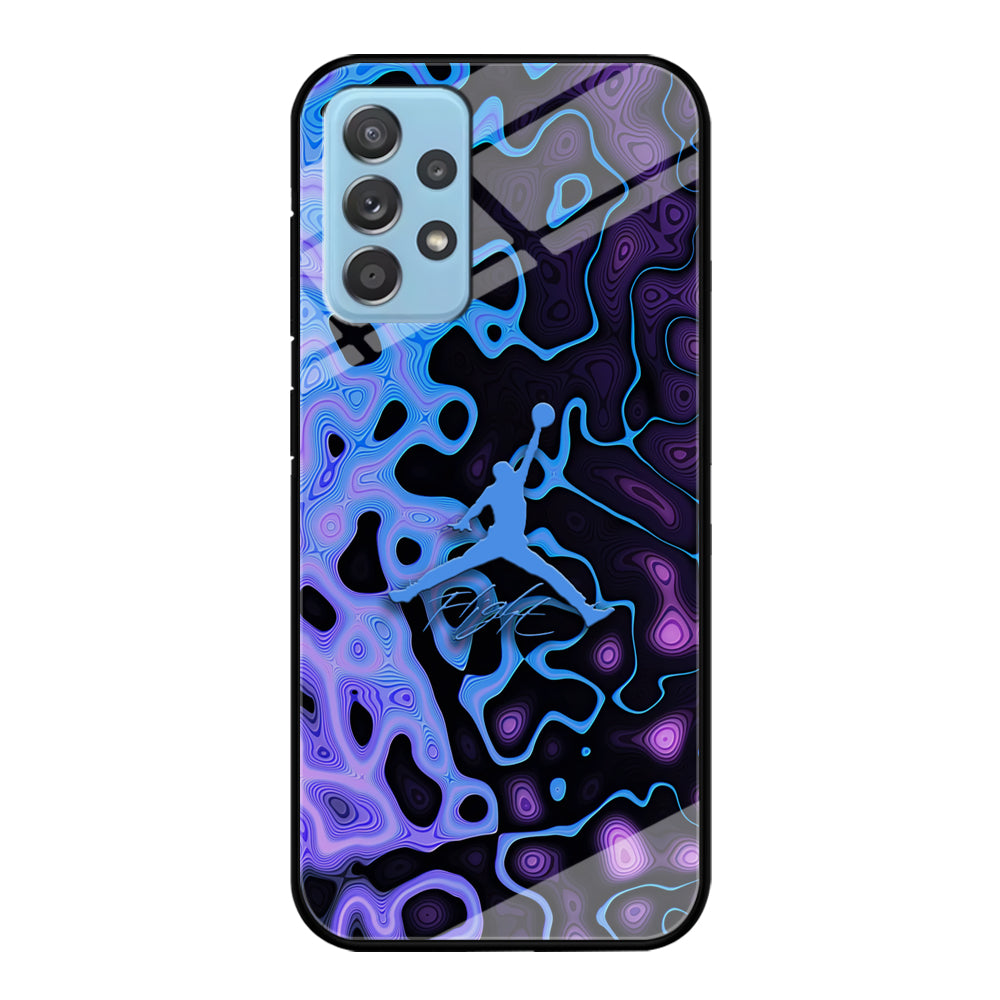 Air Jordan Purple Liquid Samsung Galaxy A52 Case