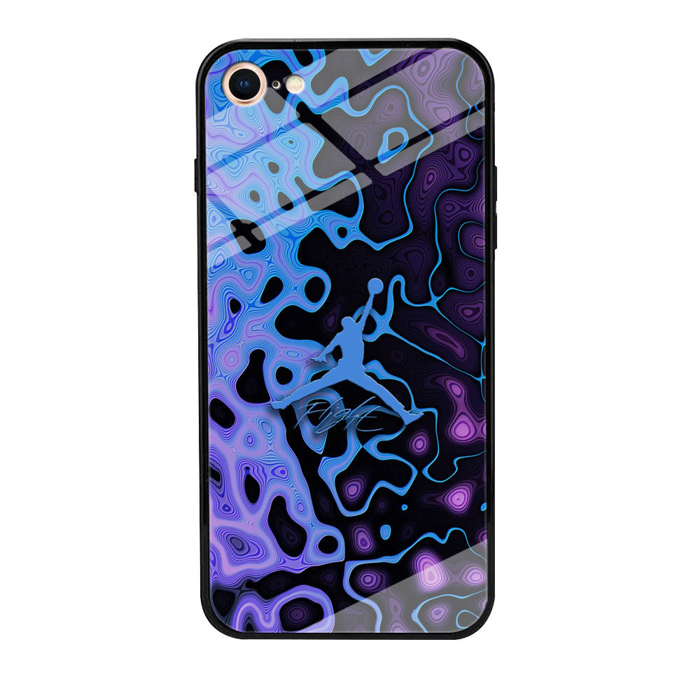 Air Jordan Purple Liquid iPhone 8 Case