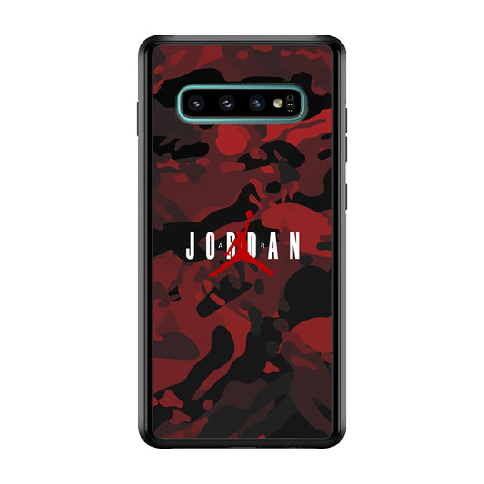 Air Jordan Red Lunar Eclipse Samsung Galaxy S10 Case