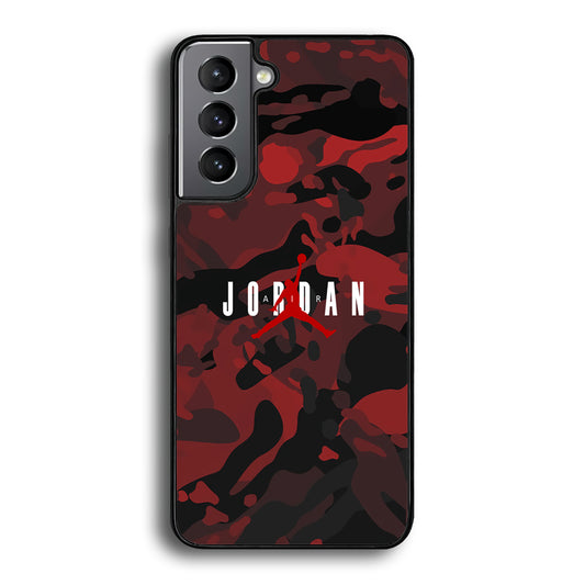 Air Jordan Red Lunar Eclipse Samsung Galaxy S21 Plus Case