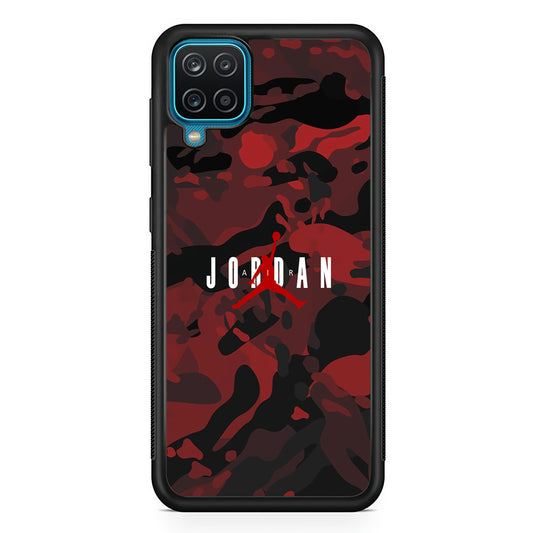 Air Jordan Red Lunar Eclipse Samsung Galaxy A12 Case