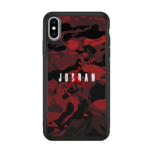 Air Jordan Red Lunar Eclipse iPhone XS Case