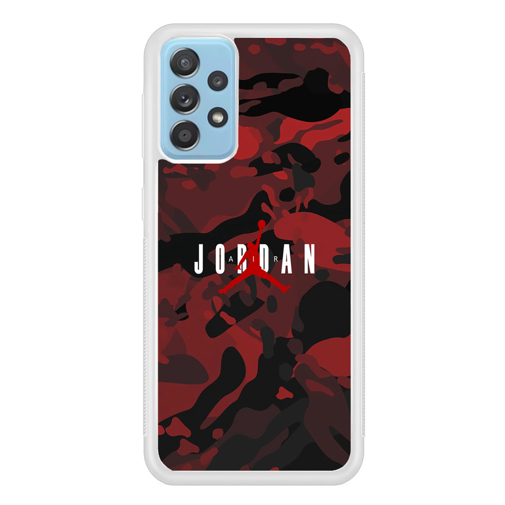 Air Jordan Red Lunar Eclipse Samsung Galaxy A52 Case