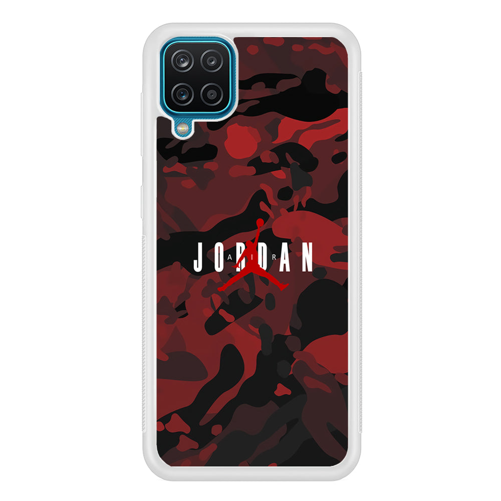 Air Jordan Red Lunar Eclipse Samsung Galaxy A12 Case