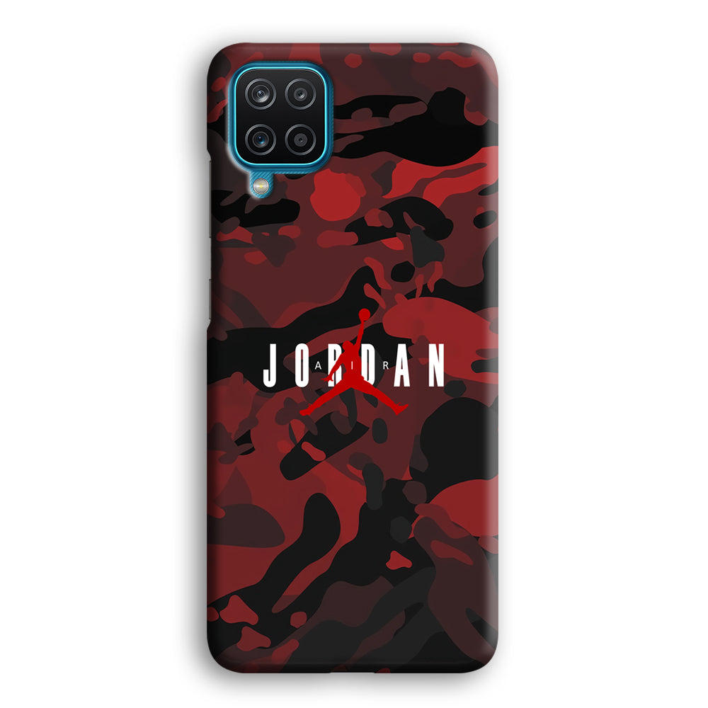 Air Jordan Red Lunar Eclipse Samsung Galaxy A12 Case