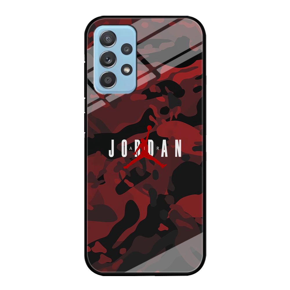 Air Jordan Red Lunar Eclipse Samsung Galaxy A52 Case