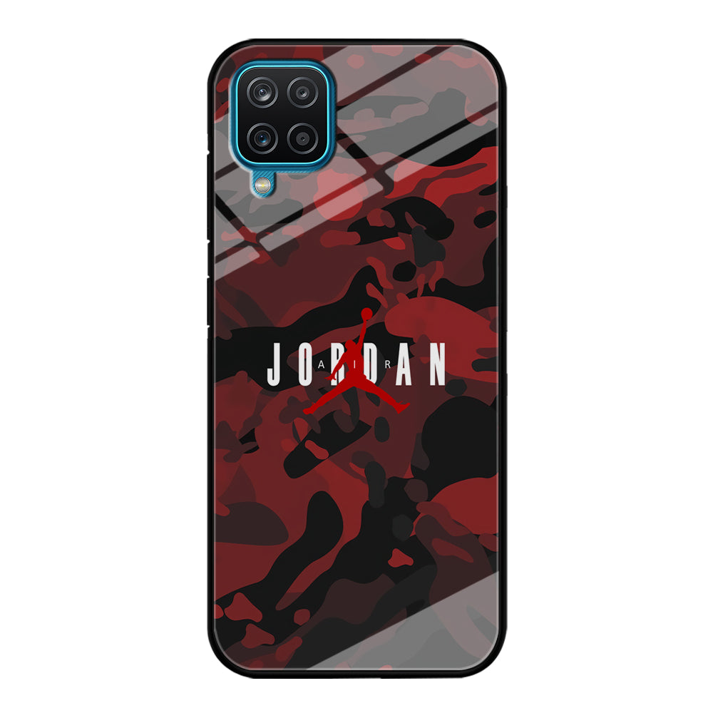 Air Jordan Red Lunar Eclipse Samsung Galaxy A12 Case