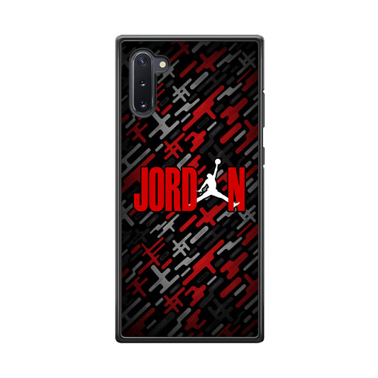 Air Jordan Red Shape Abstract Samsung Galaxy Note 10 Case