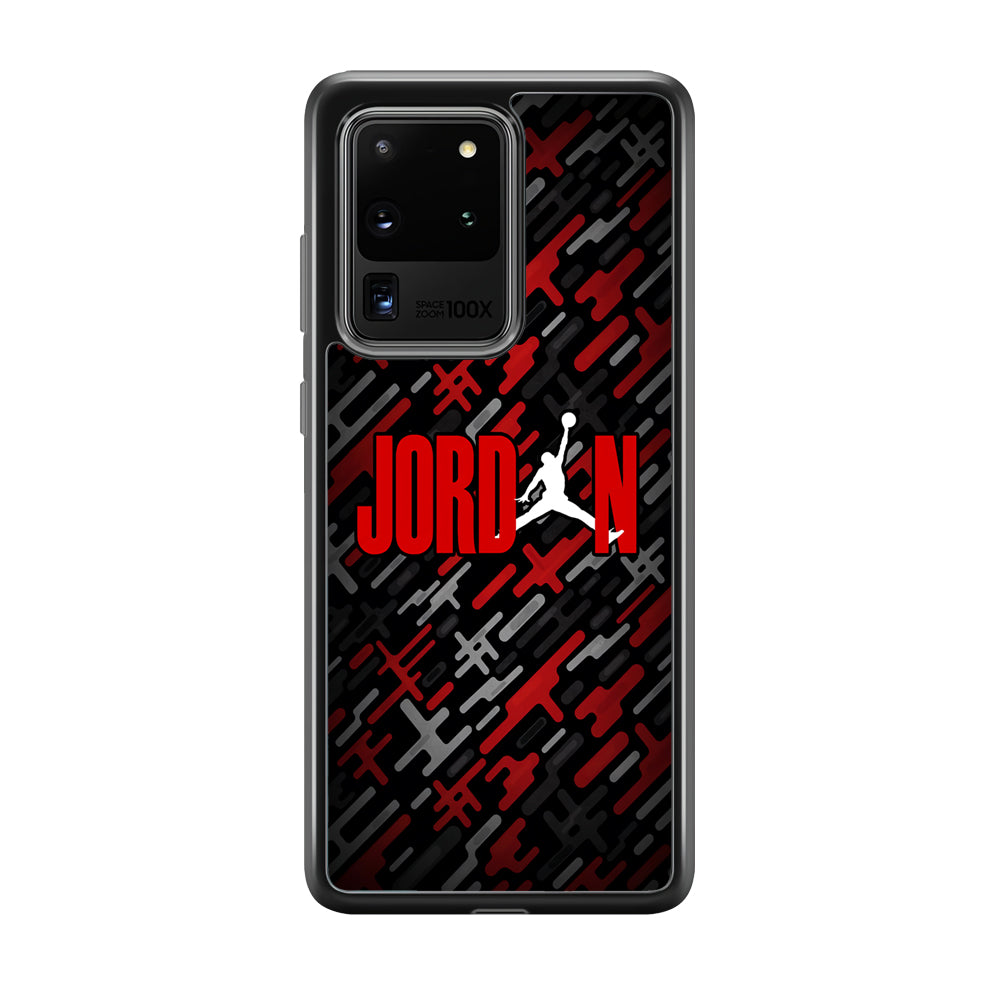 Air Jordan Red Shape Abstract Samsung Galaxy S20 Ultra Case