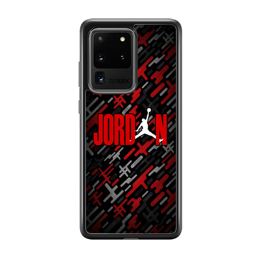 Air Jordan Red Shape Abstract Samsung Galaxy S20 Ultra Case