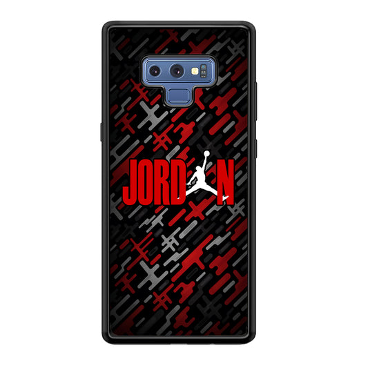 Air Jordan Red Shape Abstract Samsung Galaxy Note 9 Case