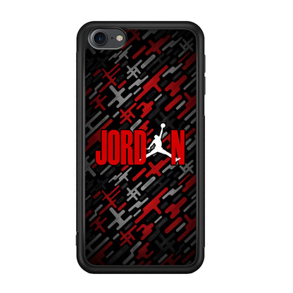 Air Jordan Red Shape Abstract iPod Touch 6 Case