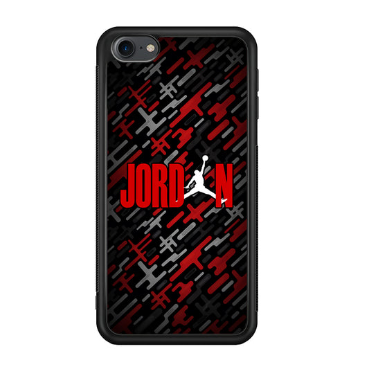 Air Jordan Red Shape Abstract iPod Touch 6 Case