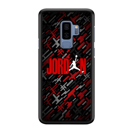 Air Jordan Red Shape Abstract Samsung Galaxy S9 Plus Case