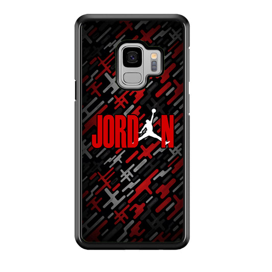 Air Jordan Red Shape Abstract Samsung Galaxy S9 Case