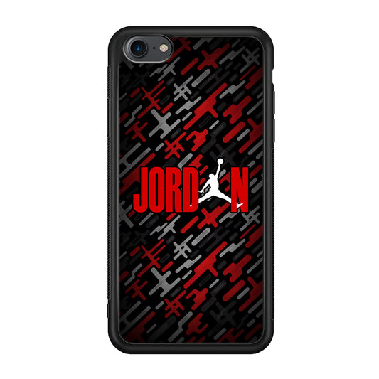 Air Jordan Red Shape Abstract iPhone 8 Case