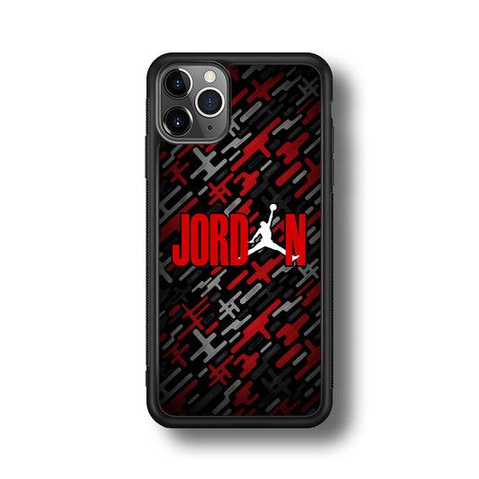 Air Jordan Red Shape Abstract iPhone 11 Pro Max Case