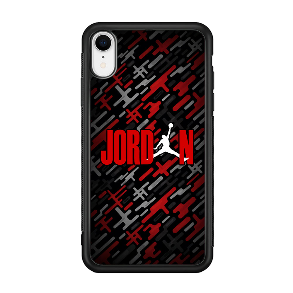 Air Jordan Red Shape Abstract iPhone XR Case