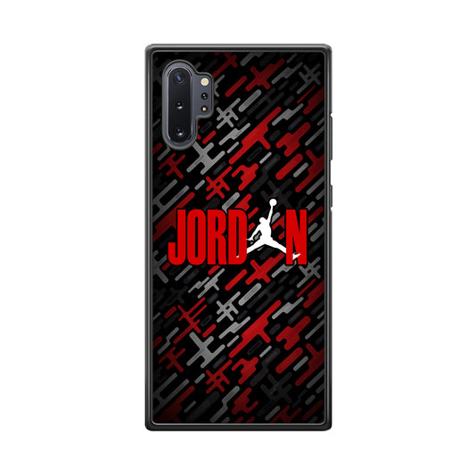 Air Jordan Red Shape Abstract Samsung Galaxy Note 10 Plus Case