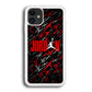 Air Jordan Red Shape Abstract iPhone 12 Case