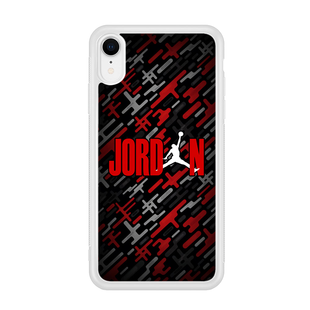 Air Jordan Red Shape Abstract iPhone XR Case