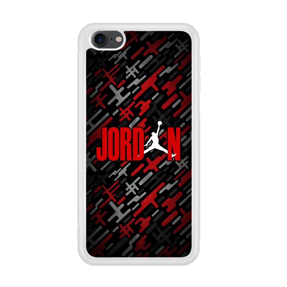 Air Jordan Red Shape Abstract iPod Touch 6 Case