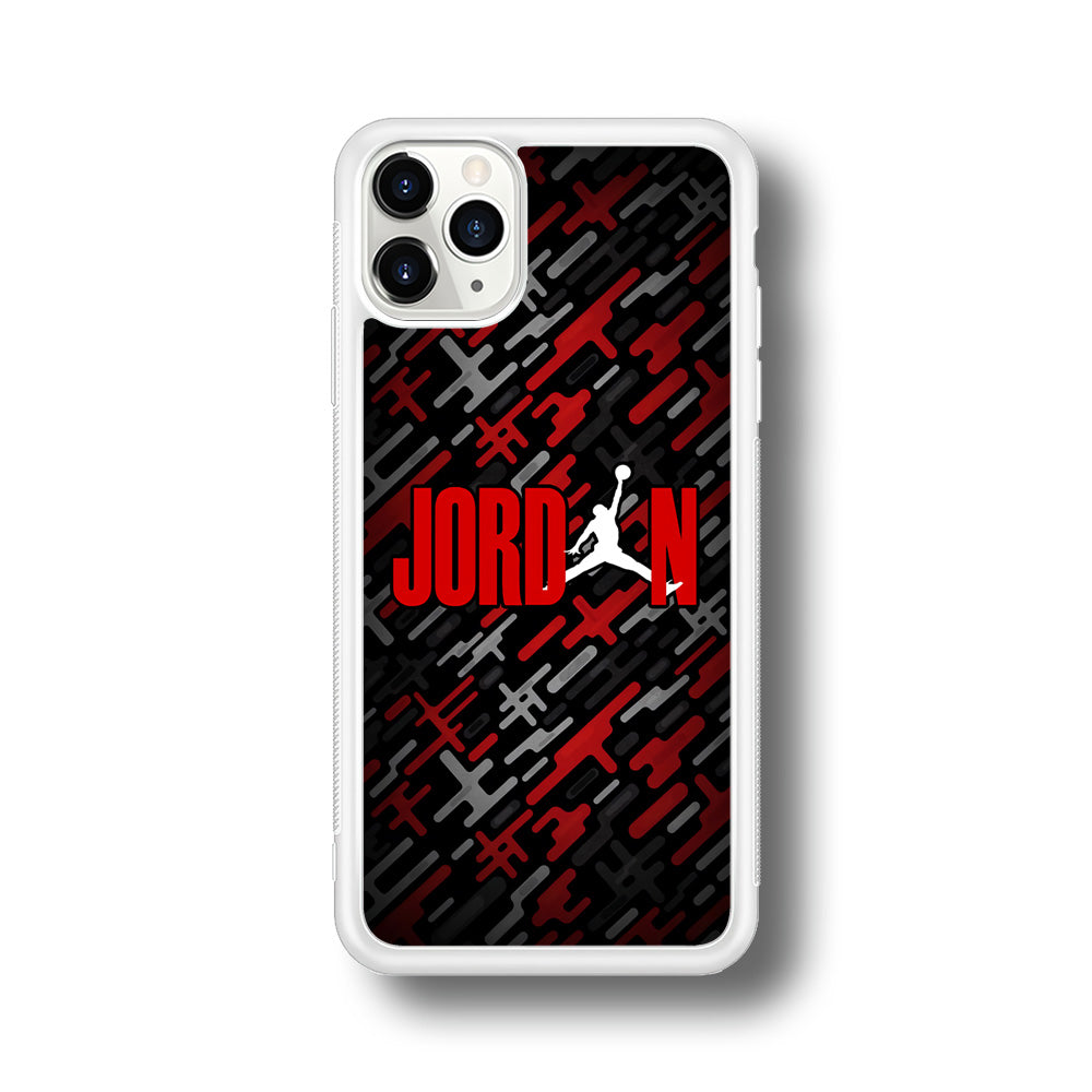 Air Jordan Red Shape Abstract iPhone 11 Pro Max Case