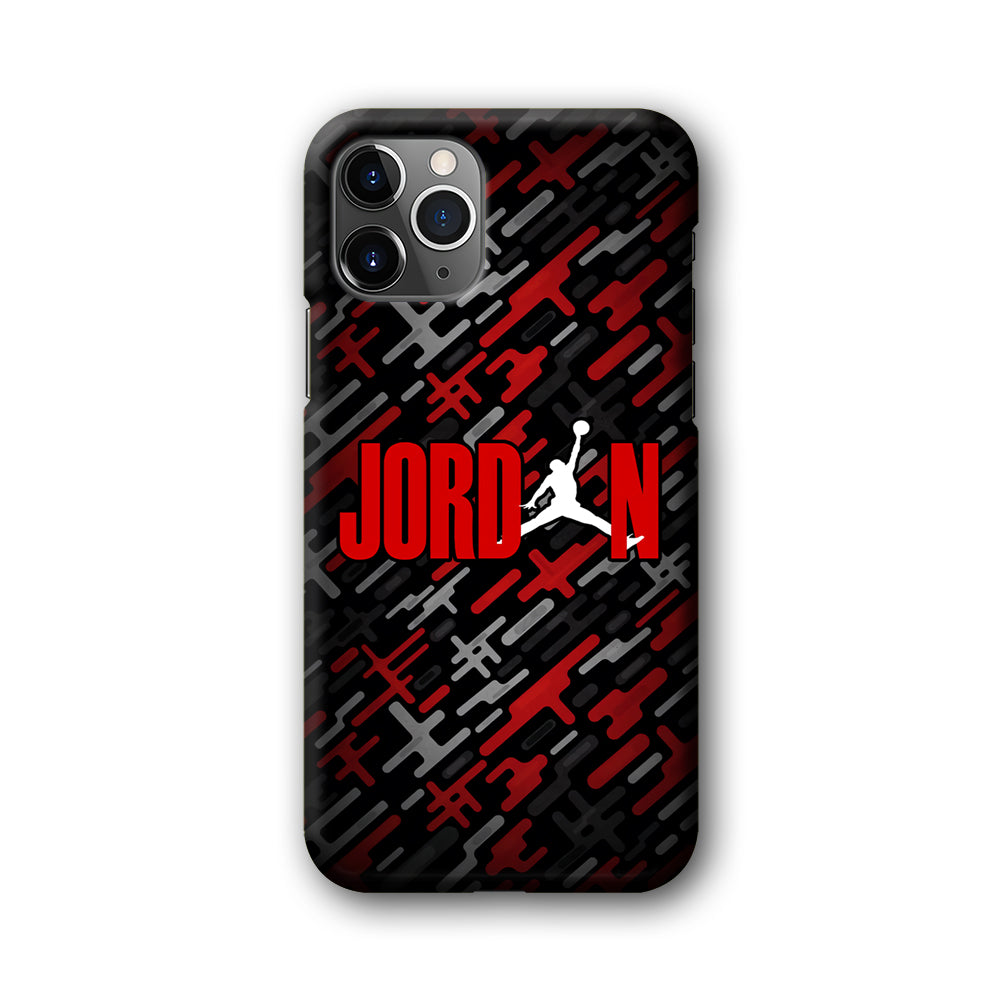 Air Jordan Red Shape Abstract iPhone 11 Pro Max Case