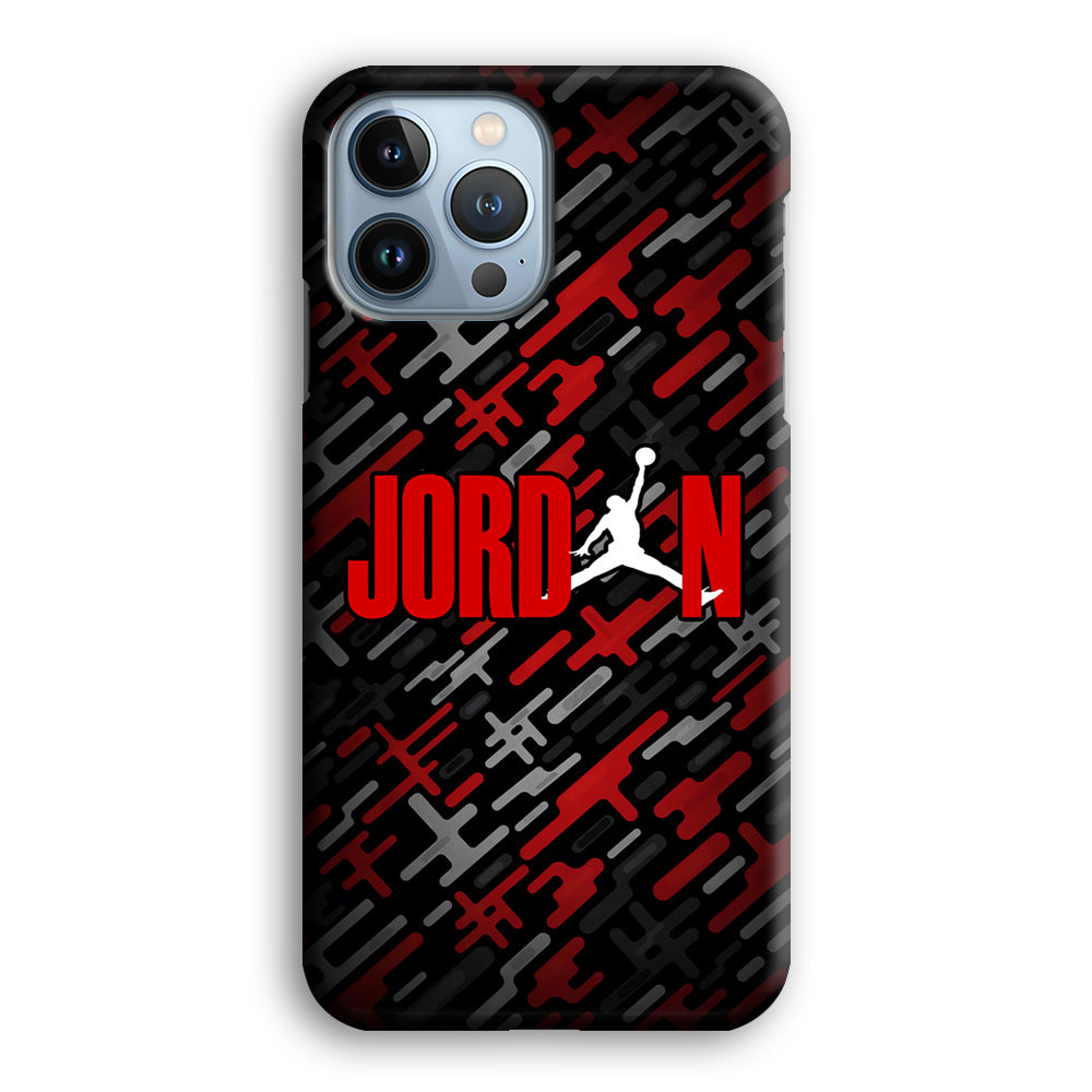 Air Jordan Red Shape Abstract iPhone 13 Pro Case