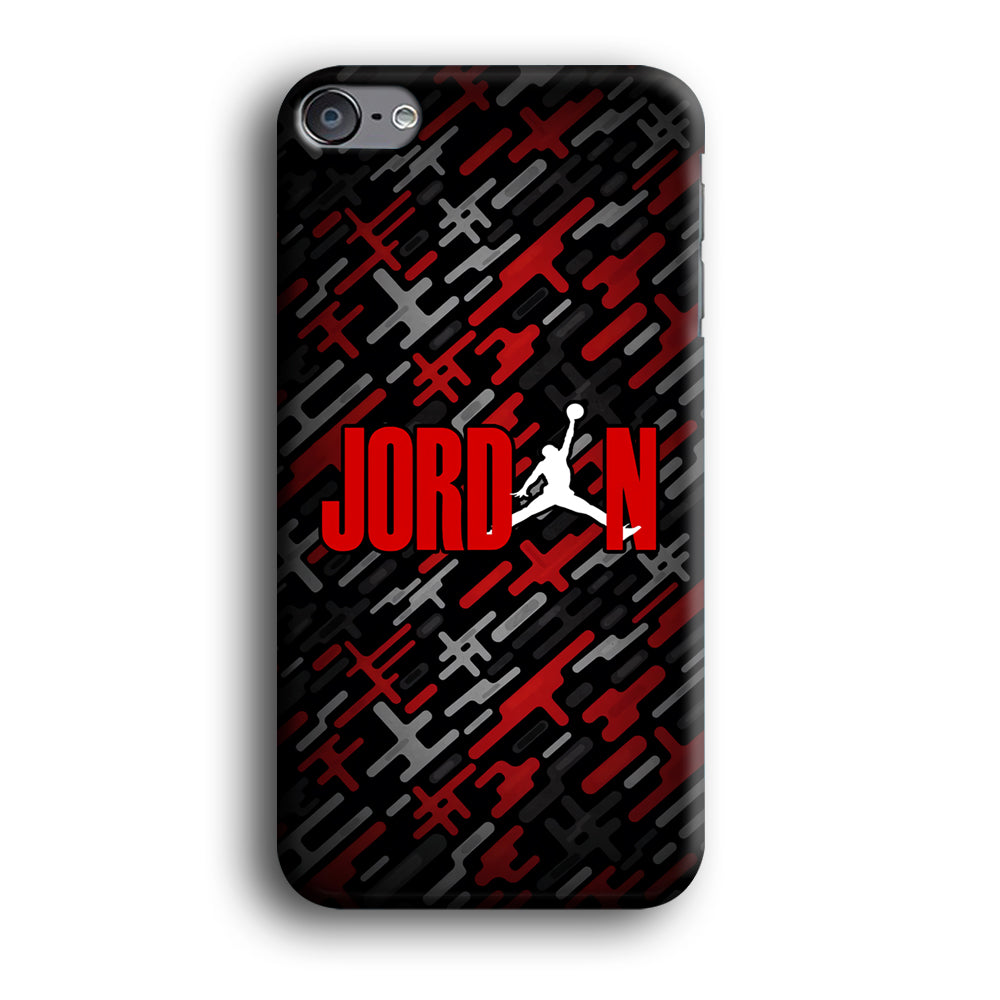 Air Jordan Red Shape Abstract iPod Touch 6 Case