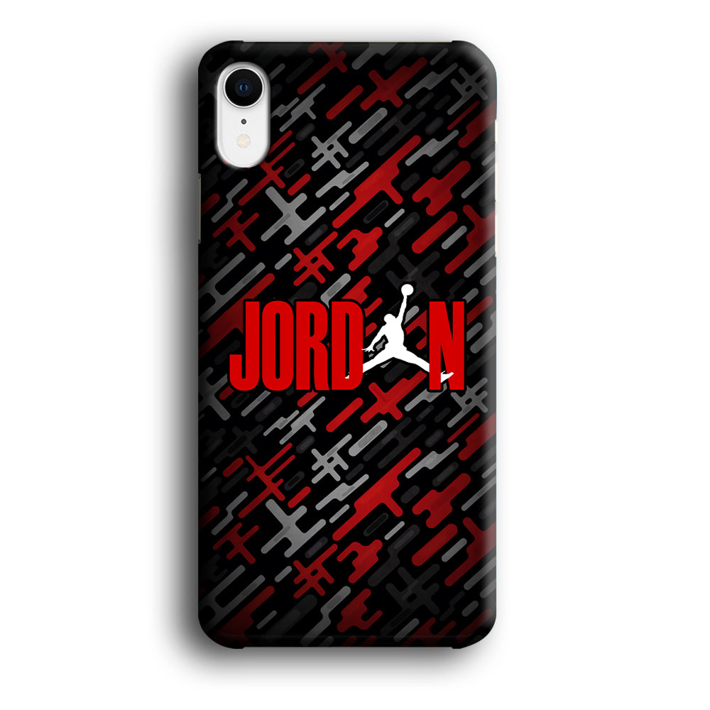 Air Jordan Red Shape Abstract iPhone XR Case