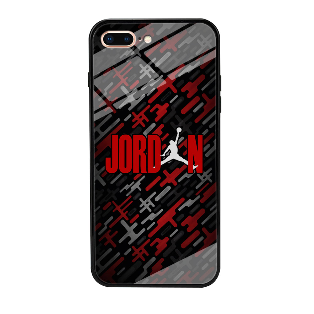 Air Jordan Red Shape Abstract iPhone 8 Plus Case