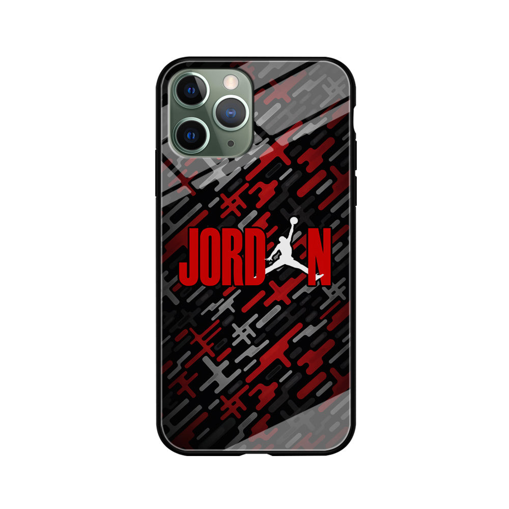 Air Jordan Red Shape Abstract iPhone 11 Pro Max Case