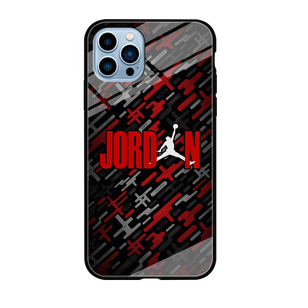 Air Jordan Red Shape Abstract iPhone 12 Pro Case