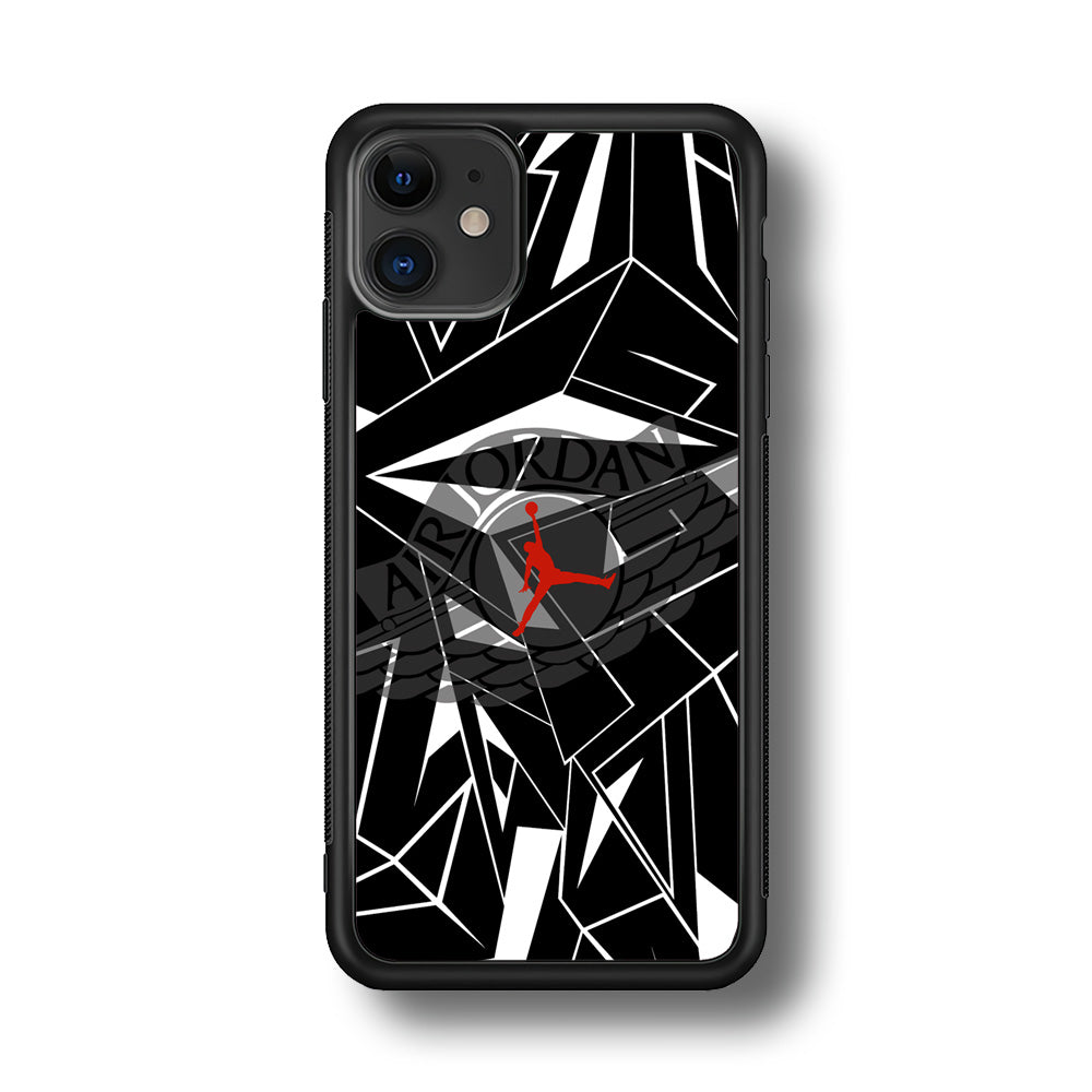 Air Jordan Red Shine iPhone 11 Case
