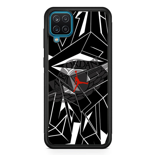 Air Jordan Red Shine Samsung Galaxy A12 Case