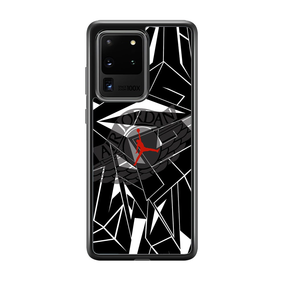 Air Jordan Red Shine Samsung Galaxy S20 Ultra Case
